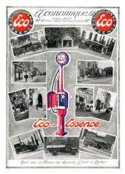Pompe essence Eco, 1923. Archives Fondation Berliet / Lyon.