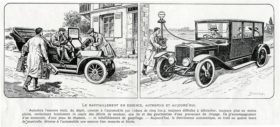 Evolution pompe 1925. Archives Fondation Berliet / Lyon