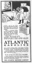Annonce de l'Atlantic Refining Company, 1915