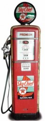 Pompe à essence "Gallarco" pour Texaco