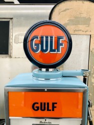 Pompe à essence Gulf Beckmeker de 1957