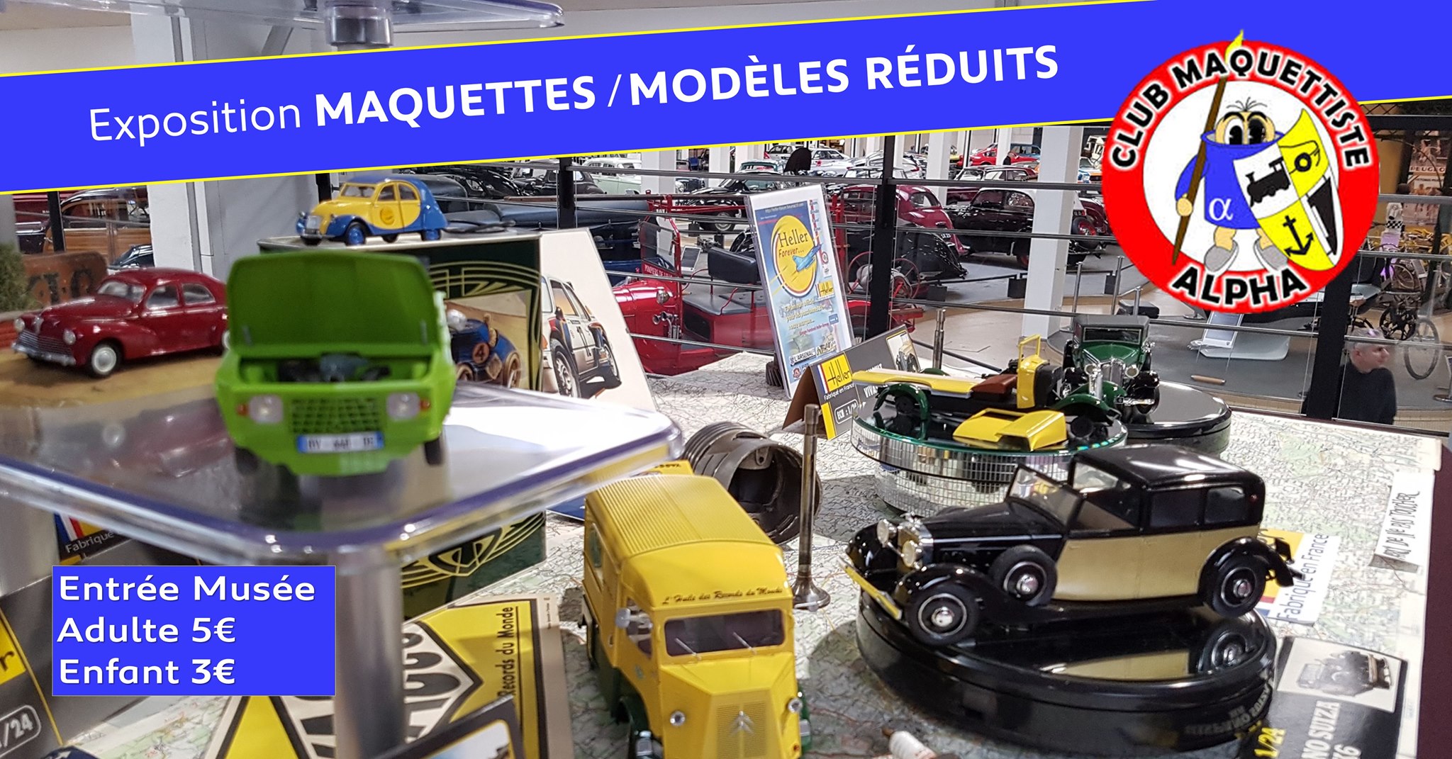 Maquettes et modèles réduits au Musée de l'Aventure Peugeot